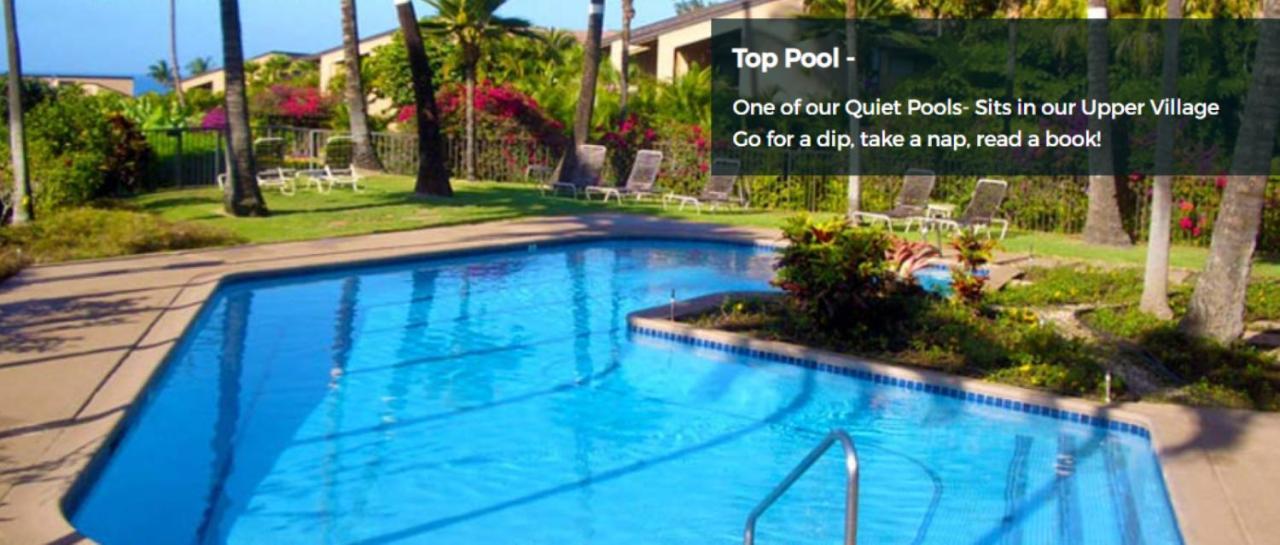 9B Ekahi Village-Studio Bath, Garden View - 1 Minute Stroll To Beach! Wailea  Eksteriør bilde