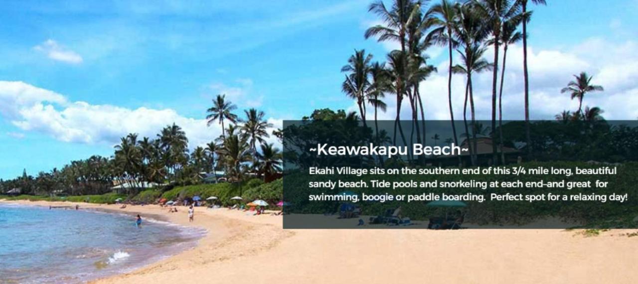 9B Ekahi Village-Studio Bath, Garden View - 1 Minute Stroll To Beach! Wailea  Eksteriør bilde